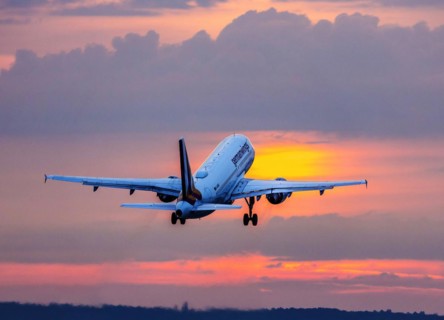 Aircraft taking off