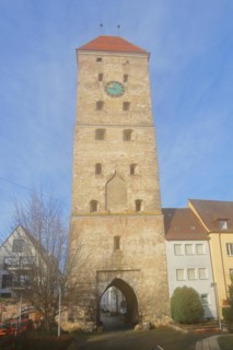 Historic goose tower or goose gate from the Middle Ages