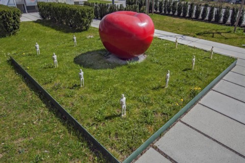 Art work by Barbara Rueppel and Ralf Sander at the Foerdergesellschaft IZB mbH
