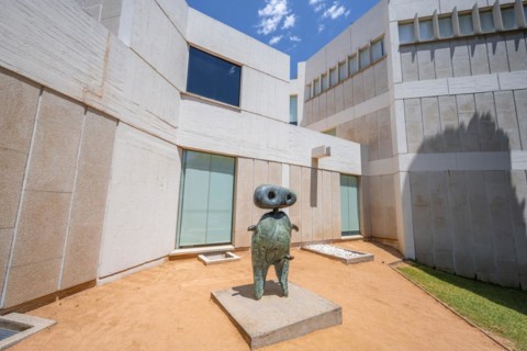 Statue at the Fundacio Joan Miro Museum