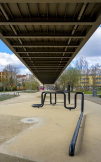 Calisthenics facility in Gleisdreieck Park