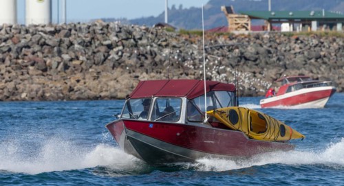 Boats in the harbour of Homer