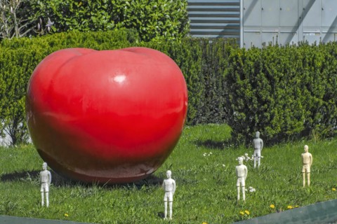 Art work by Barbara Rueppel and Ralf Sander at the Foerdergesellschaft IZB mbH