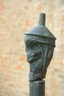 Sculpture Head of a Jew by Wolf Spitzer 1984