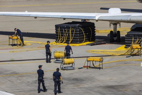 Airport fire brigade