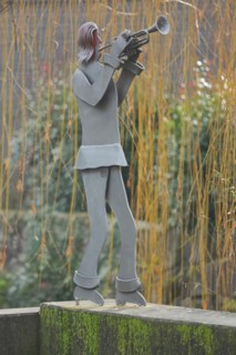 Sculpture Trumpet Player by Giuseppe Serio 2009