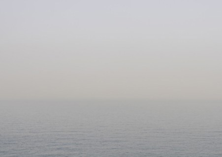 The sea on the coast of Beirut