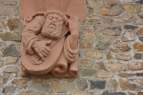 Musician with lute