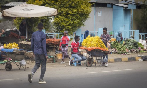 Street scene in Addis Ababa