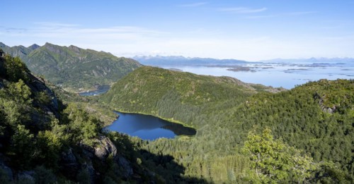 View of mountains