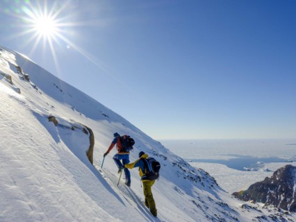Mountaineers climb the local mountain