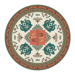 Traditional Georgian round decorative element