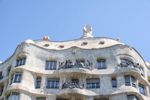Facade of Casa Mila