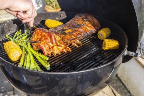 Barbecue in the garden