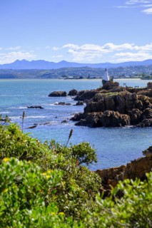 Lagoon behind Outeniqua Mountains. Knysna