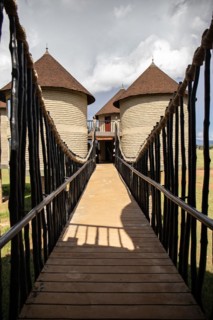 The famous Salt Lick Safari Lodge in the Taita Hills