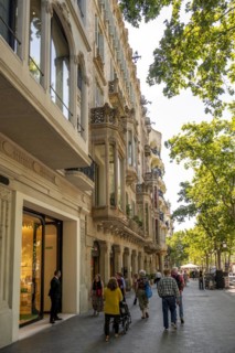 Passeig de Gracia shopping street