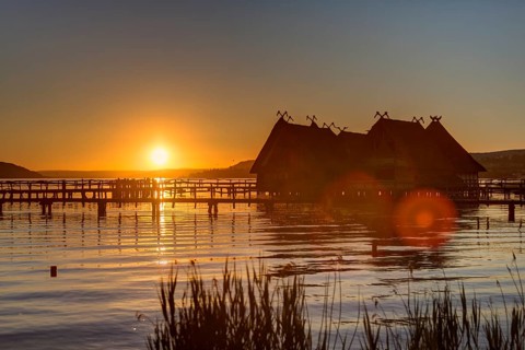 Lake Dwelling Museum Unteruhldingen in Lake Constance