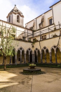 Saint Francis cloister terrace in Sorrento