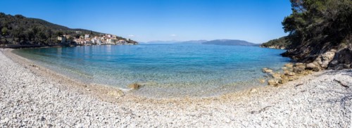Beach near the fishing village of Valun