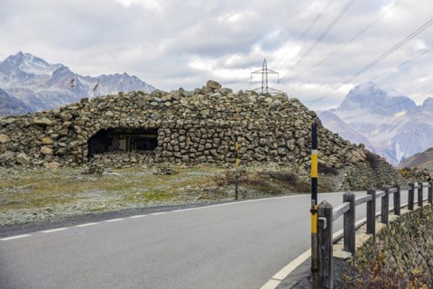 Swiss military bunker for national defence