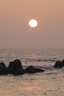 Sunset over the North Sea