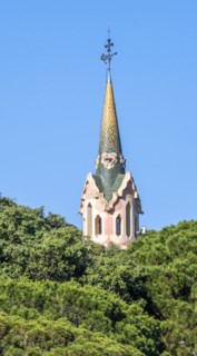 Tower of the Casa Museu Gaudi