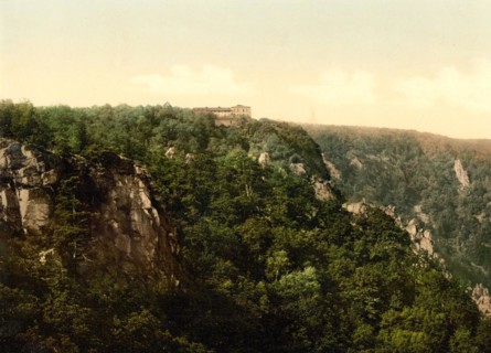 Hexentanzplatz near Bodetal in the Harz Mountains