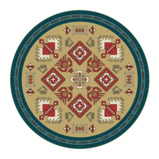 Traditional Georgian round decorative element