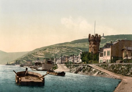 Adlerturm and Niederwald near Ruedesheim am Rhein