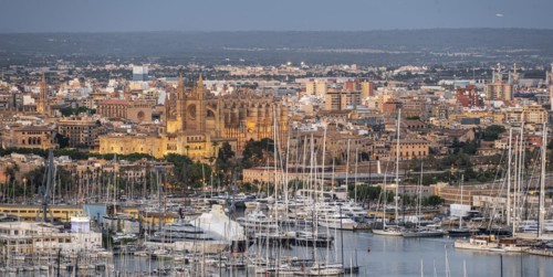 View over Palma de Majorca