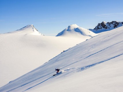 Downhill skiing