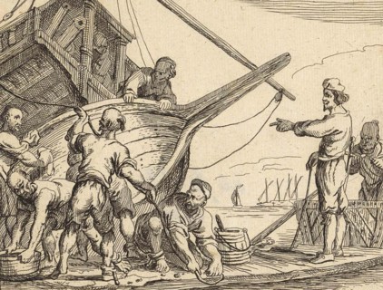 Slaves at Work on a Ship