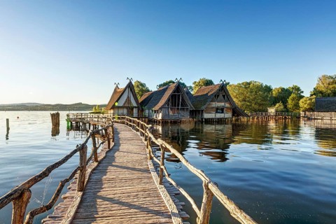 Lake Dwelling Museum Unteruhldingen in Lake Constance