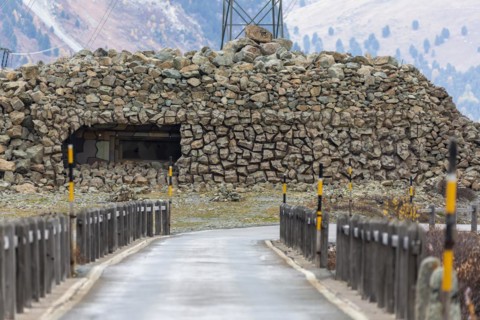 Swiss military bunker for national defence