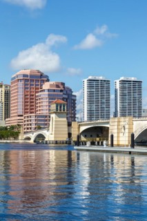 Royal Park Bridge Skyline in West Palm Beach