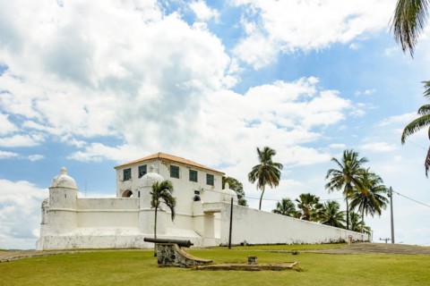 Historic Monte Serrat Fort in Salvador