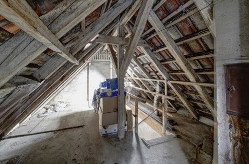 Attic of a residential building