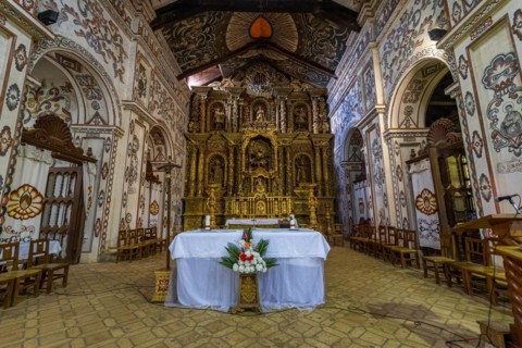 Interior of the San Miguel de Velasco mission