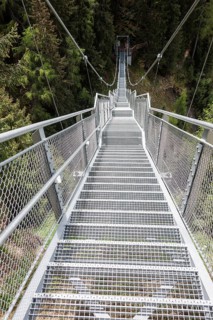 Metal stairs
