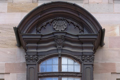 Detail of a historic choir