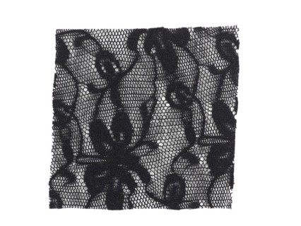 Black fabric sample