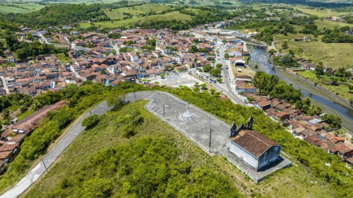 Aerial of Bom Jesus dos Navegantes church