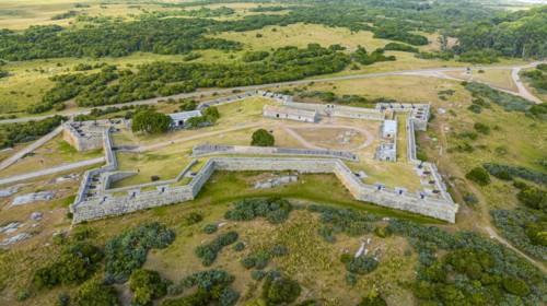 Aerial of the Fort of Santa Teresa