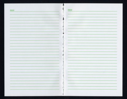 Blank notebook page