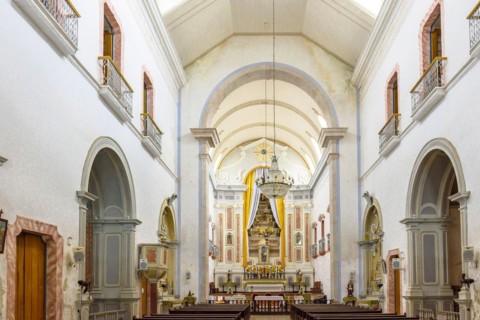 Old colonial style chapel from the 18th century in the historic city of Paraty on the north coast of the state of Rio de Janeiro