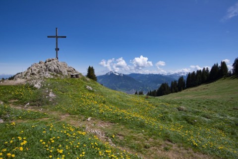 Summit cross on the Baerenkoepfle