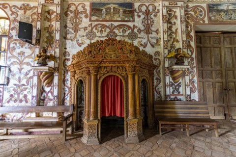 Interior of the San Miguel de Velasco mission