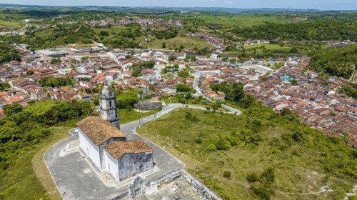 Aerial of Bom Jesus dos Navegantes church
