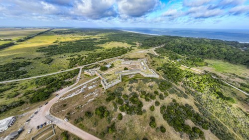 Aerial of the Fort of Santa Teresa